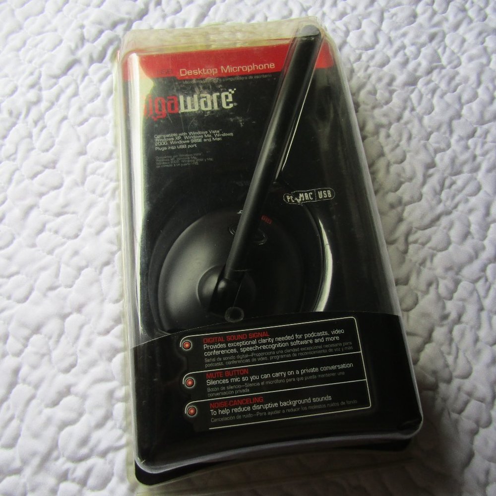 Gigaware USB Desktop Microphone